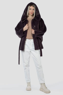 Пальто женское демисезонное (пояс) - El podio фото 2