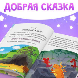Подарочный набор «Мой друг дракон», книга в твердом переплете, мягкая игрушка