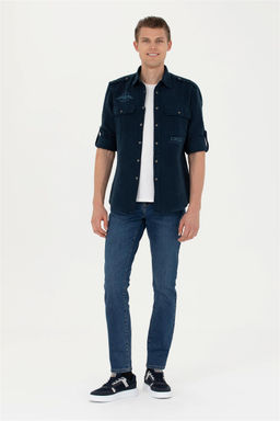 Мужские красные джинсовые брюки - U.s. polo assn фото 8