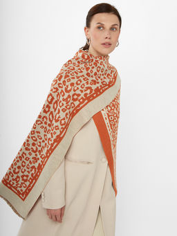 в составе ШЕРСТЬ и КАШЕМИР Большой, мягкий, теплый однотонный двусторонний палантин. - Tantino фото 7