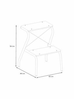Табурет-стремянка "Конек" (Коричневый)