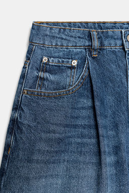 SHORTS DENIM TIRO ALTO ZW COLLECTION / Azul - Zara фото 9