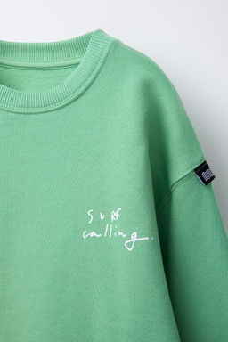 SURF PRINT SWEATSHIRT - Zara фото 3