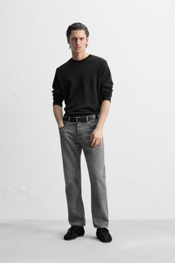STRAIGHT-FIT REGULAR JEANS - Zara фото 3