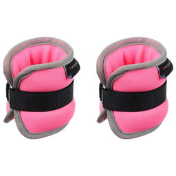 Утяжелители неопреновые ONLYTOP, 2 шт. × 0.25 кг, цвет розовый