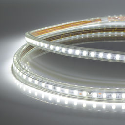 ULS-2835-120LED/m-10mm-IP67-220V-10W/m-50M-6500K Светодиодная гибкая герметичная лента. Бобина 50 м. Дневной белый свет (6500K). TM Uniel.