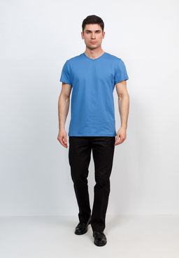 Футболка мужская короткий рукав GREG TS524V (джинс)  фото 4