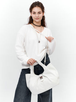 LACCOMA сумка TH1313-белый натуральная кожа полиэстер  фото 8