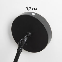 Бра «Аврора» Е27 40 Вт черный 15×20×22 см