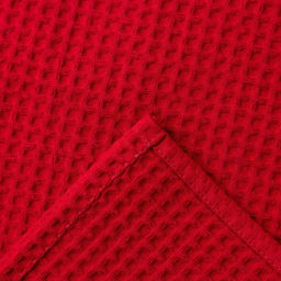 Полотенце вафельное Этель 70х140 см, цвет бордо, плотность 240 г/м2  фото 4