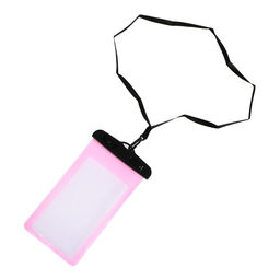 Чехол водонепроницаемый Luazon, для телефонов, размер 20×10.5 см, розовый