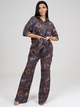 087 ЖЕНСКИЙ КОСТЮМ (брюки) (Светло-синий) - А-дина фото 4