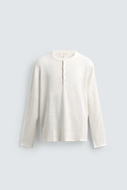JERSEY CUELLO PANADERO 100% C??AMO / Blanco - Zara фото 8