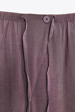FLOWING CARGO TROUSERS - Zara фото 14