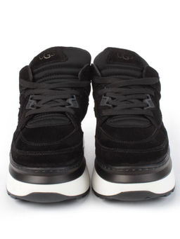 05-A9001-4 BLACK Кроссовки женские (натуральная замша)