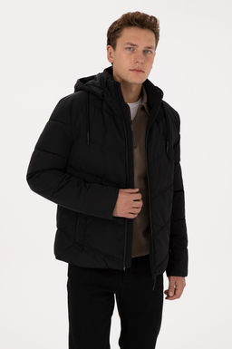 Erkek Siyah Mont