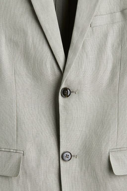 Americana de lino Slim Fit - H&m фото 8
