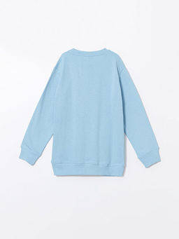 Bisiklet Yaka Erkek ?ocuk Sweatshirt