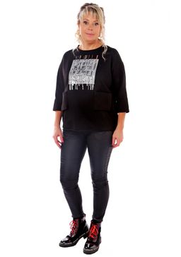 Джемпер Сияние черный