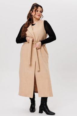 Жилет Michel Chic 354/1 светло-бежевый фото 5