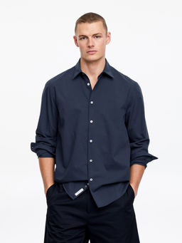 Camisa de lyocell y algod?n de corte regular - H&m фото 3