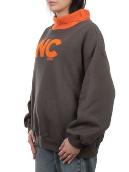 2510 DK. GRAY Толстовка женская (85% хлопок, 10% полиэстер, 5% спандекс) - Fashion фото 5