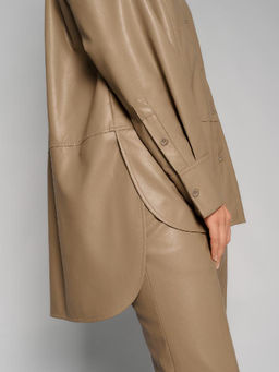 Рубашка женская 12411-33046 beige - Eleganzza фото 6