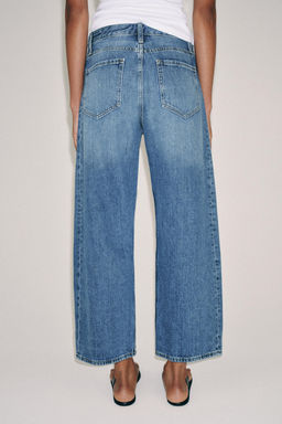 JEANS ZW COLLECTION ANKLE RELAXED TIRO MEDIO / Azul medio - Zara фото 3