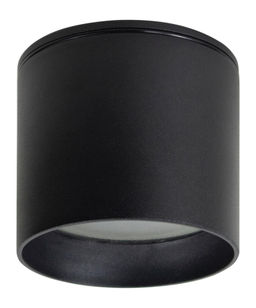 Светильник потолочный 12W, 230V, GX53, черный, HL363