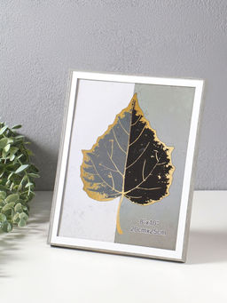 Фоторамка пластик 20х25 см "Современная классика" серый и белый 26х20,8х1,5 см