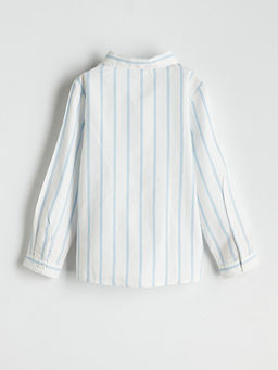 Uzun Kollu ?izgili Erkek ?ocuk G?mlek