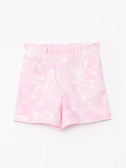 Beli Lastikli Batik Desenli Gabardin K?z ?ocuk ?ort