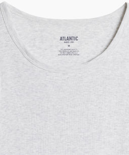 ATLANTIC BMV-046 Майка Basic светло-серый меланж фото 5