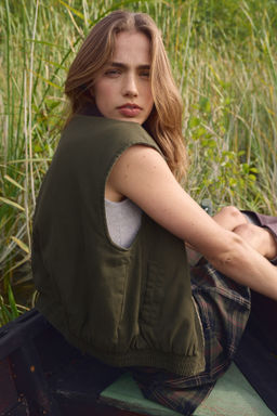 Chaleco con cuello de pana - H&m фото 6