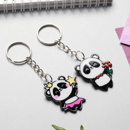 Брелок для ключей парный отПАНДная половинка, акриловый, 13.3?8 - Сима-ленд фото 3