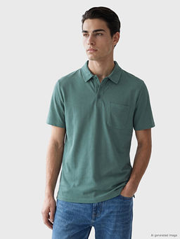 Polo Yaka Pike Erkek Ti??rt