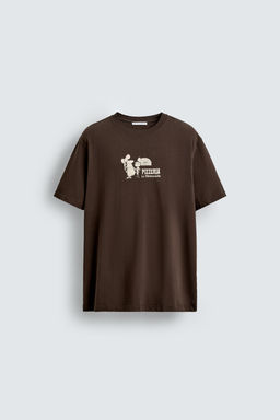 PIZZERIA LA MONTECARLO PRINT T-SHIRT - Zara фото 21