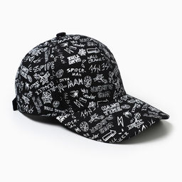 Кепка мужская с надписями MINAKU, размер 58, чёрная