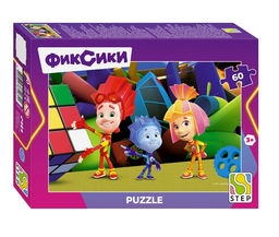 Пазл 60 "Фиксики. Новый сезон" (Аэроплан)