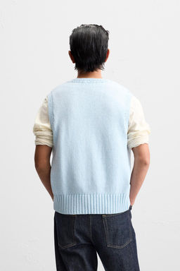 KNITTED WAISTCOAT - Zara фото 3