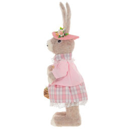 Фигурка декоративная "Заяц", L14 W13 H45 см