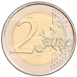 2 евро 2025 года Португалия Устойчивое развитие