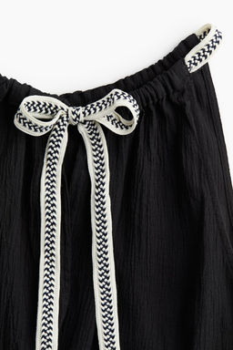Vestido de algodon con cordon de ajuste - H&m фото 7