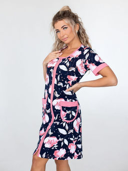 Халат женский, модель 124,трикотаж (Цветение) - Ивановотекстиль фото 9