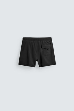 SHORT STRUCTURED SWIMMING TRUNKS - Zara фото 16