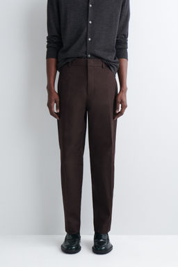 CHINOS DE ALGOD?N TAPERED LEG REGULAR FIT - H&m фото 4