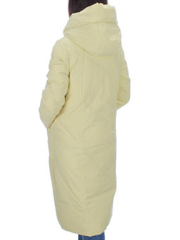 22339 YELLOW Пальто стеганое зимнее женское (200 гр. холлофайбера) - Фабричный китай фото 4