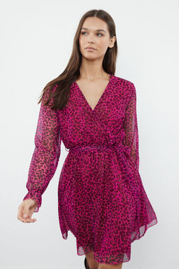 Fusya Cicekli Animal Desenli Kusakl? Mini Dokuma Elbise TWOSS20EL0626 - Trendyolmilla фото 2