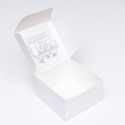 Коробка под торт, белая, 18 х 18 х 10 см - UPAK LAND фото 3