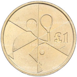 Монета 1 фунт 2019 года Гибралтар Островные игры